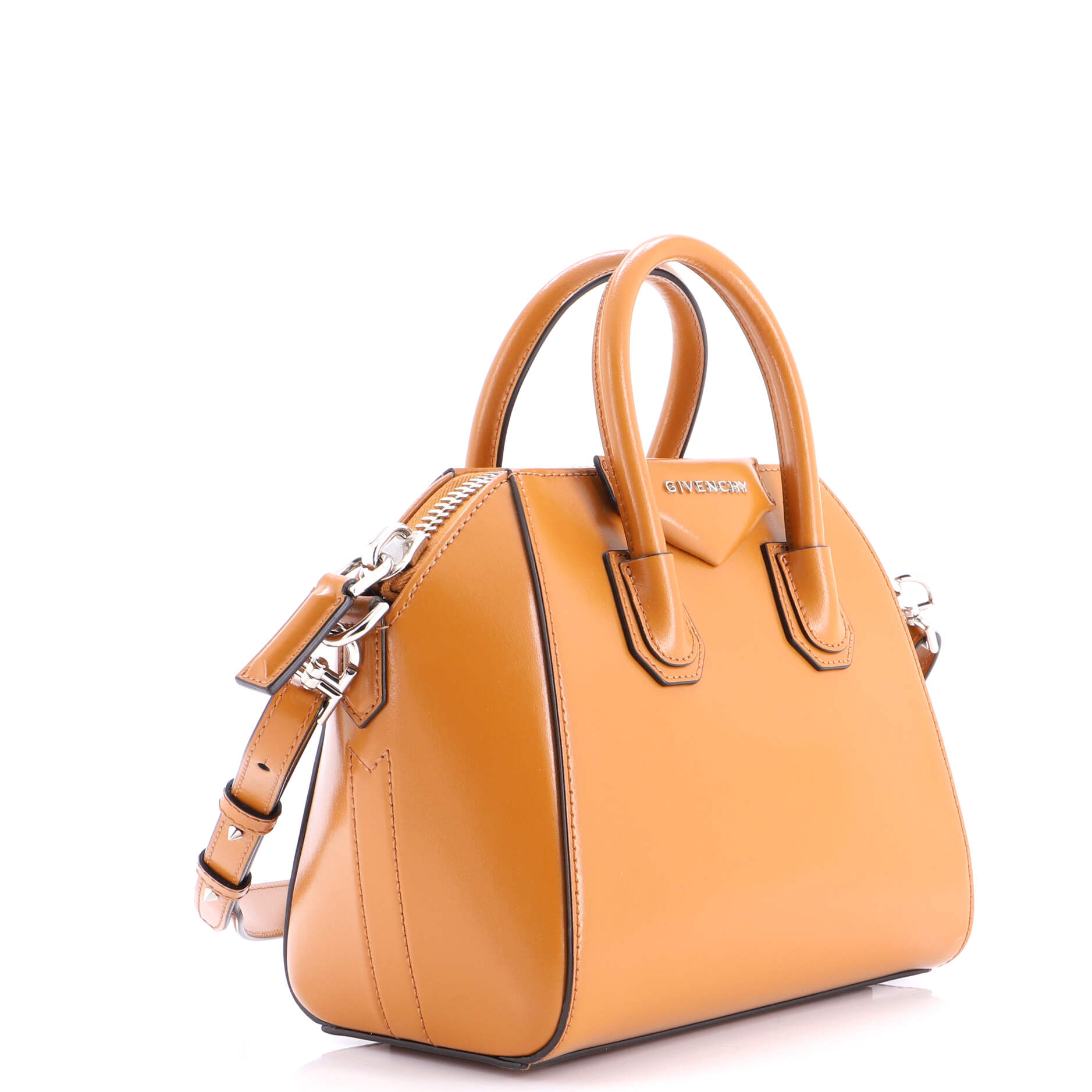 Antigona Bag Glazed Leather Mini