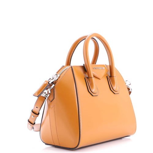 Antigona Bag Glazed Leather Mini