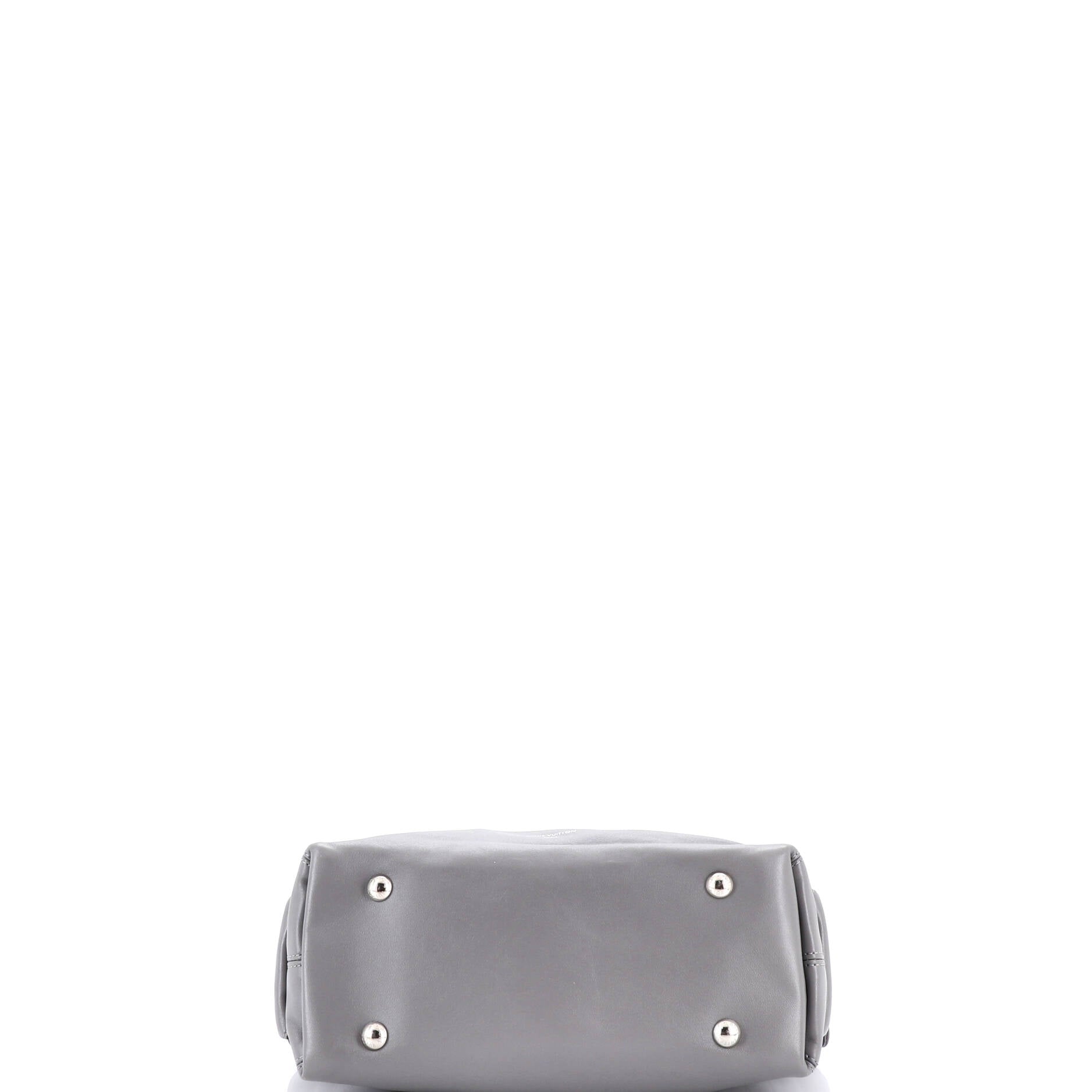 CarryAll Cargo Hobo Leather with Monogram Canvas PM