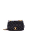 Chain Infinity Flap Bag Quilted Lambskin Mini