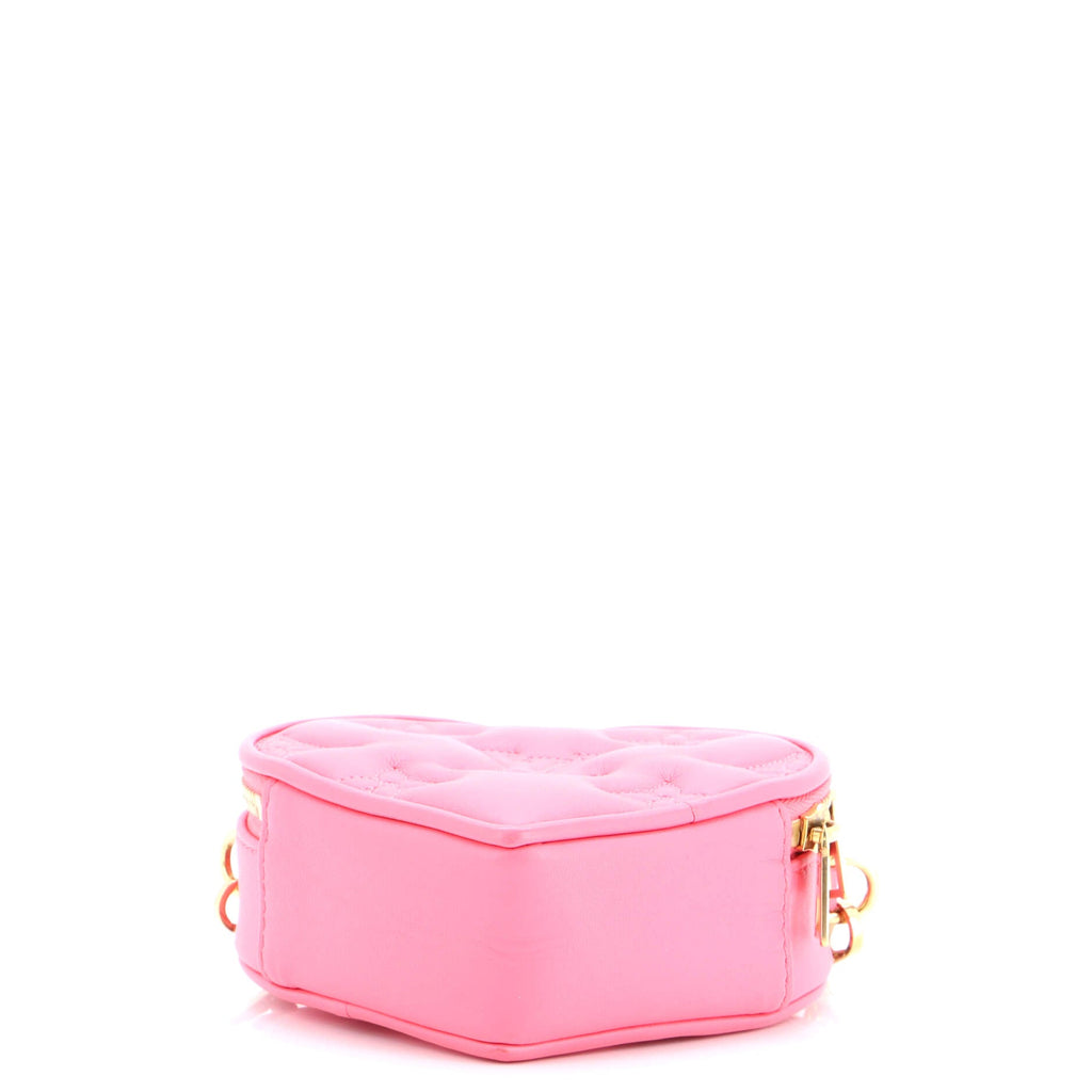 Pop My Heart Pouch Bag Bubblegram Leather