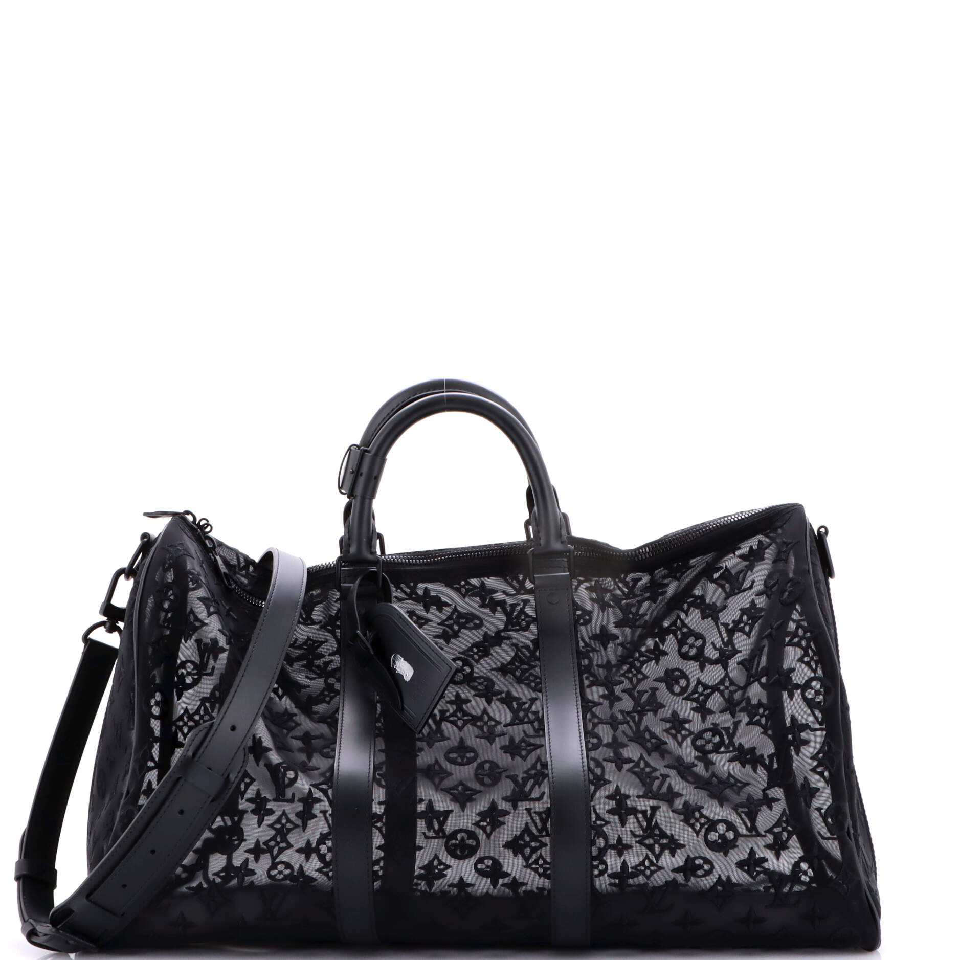Keepall Bandouliere Bag Monogram See Through Mesh 50