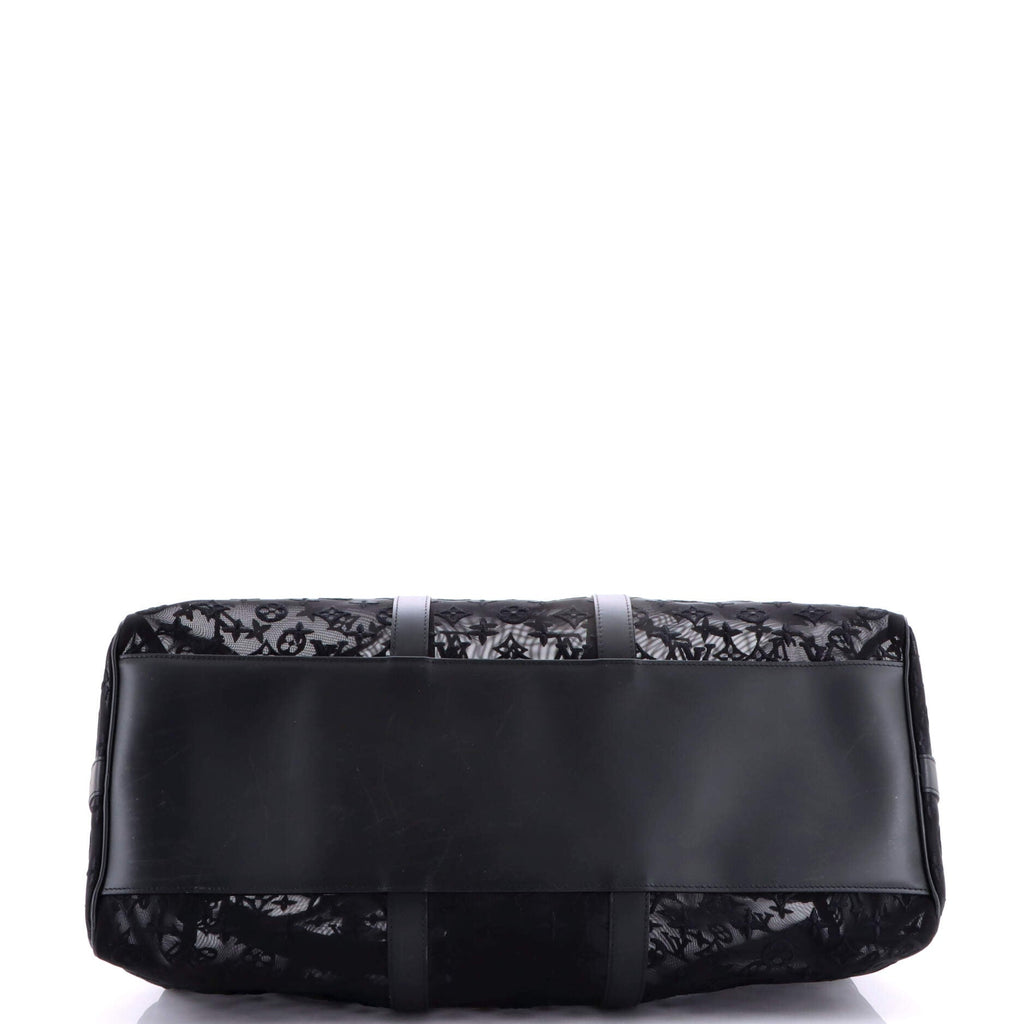 Keepall Bandouliere Bag Monogram See Through Mesh 50