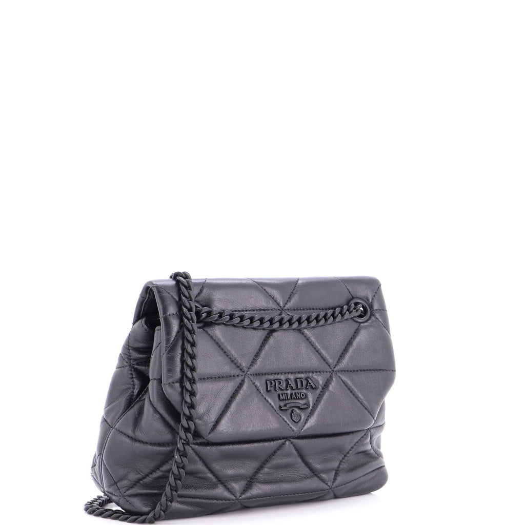 Spectrum Flap Bag Quilted Nappa Leather Small