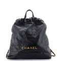 22 Chain Backpack Quilted Calfskin Large