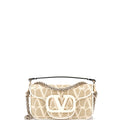VLogo Loco Flap Shoulder Bag Toile Iconograph Fabric Small