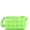Cassette Crossbody Bag Padded Maxi Intrecciato Leather Small