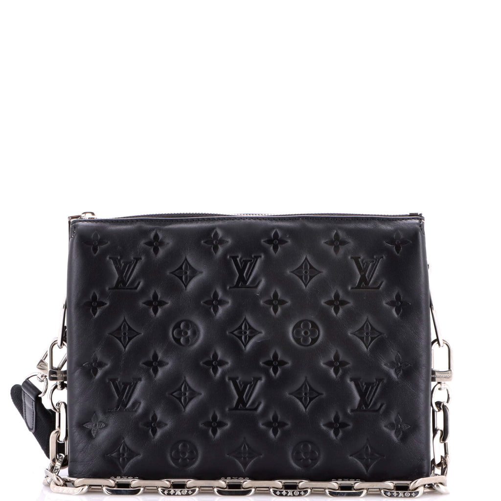 Coussin Bag Monogram Embossed Lambskin PM