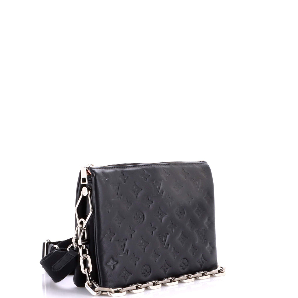 Coussin Bag Monogram Embossed Lambskin PM