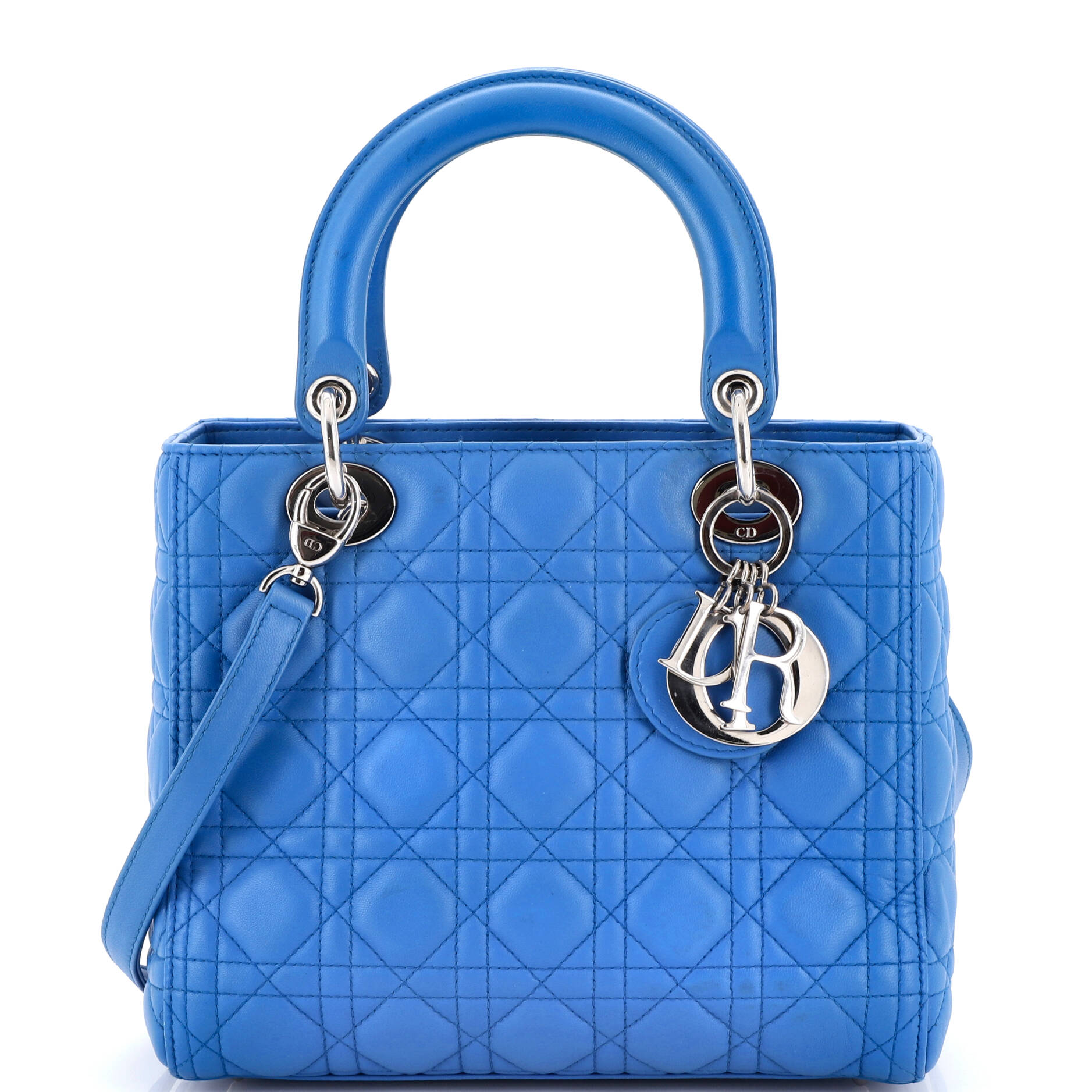 Lady Dior Bag Cannage Quilt Lambskin Medium