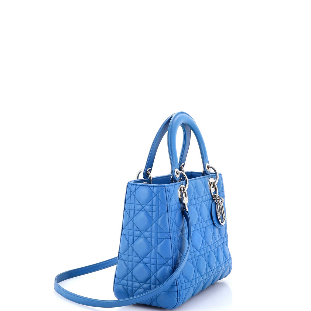 Lady Dior Bag Cannage Quilt Lambskin Medium