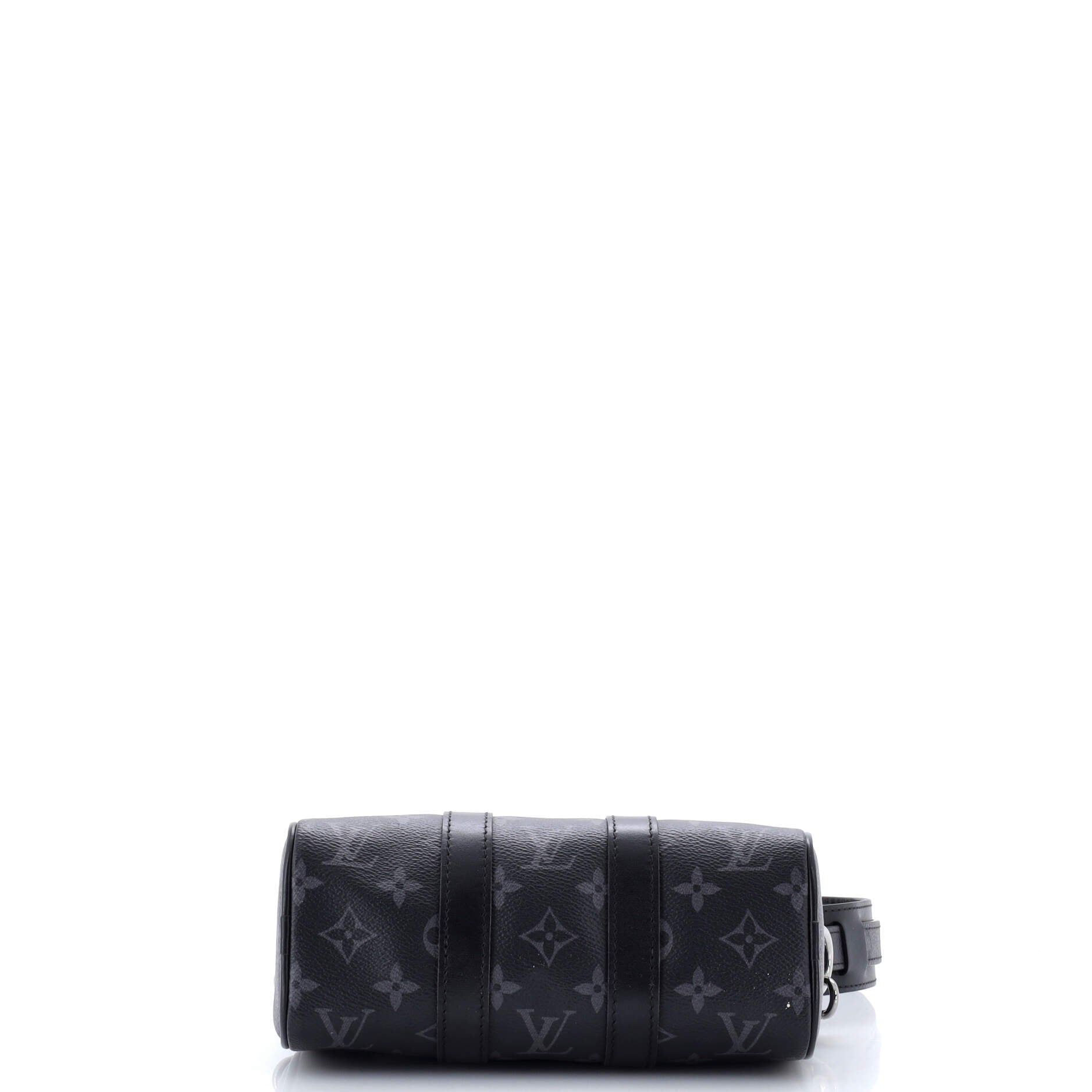 Keepall Bandouliere Bag Reverse Monogram Eclipse Canvas XS