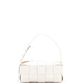 Brick Cassette Shoulder Bag Maxi Intrecciato Leather Small