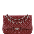 Classic Double Flap Bag Quilted Caviar Jumbo