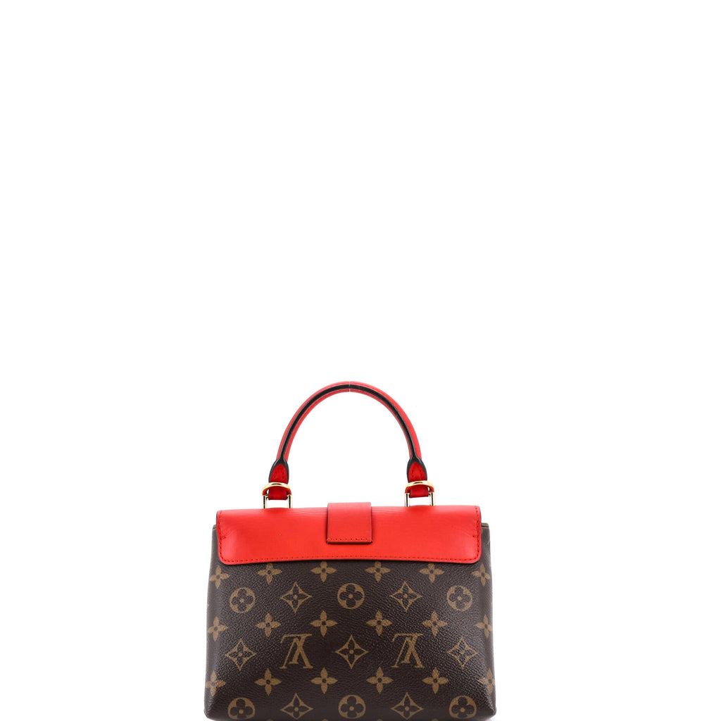Locky Handbag Monogram Canvas with Leather BB