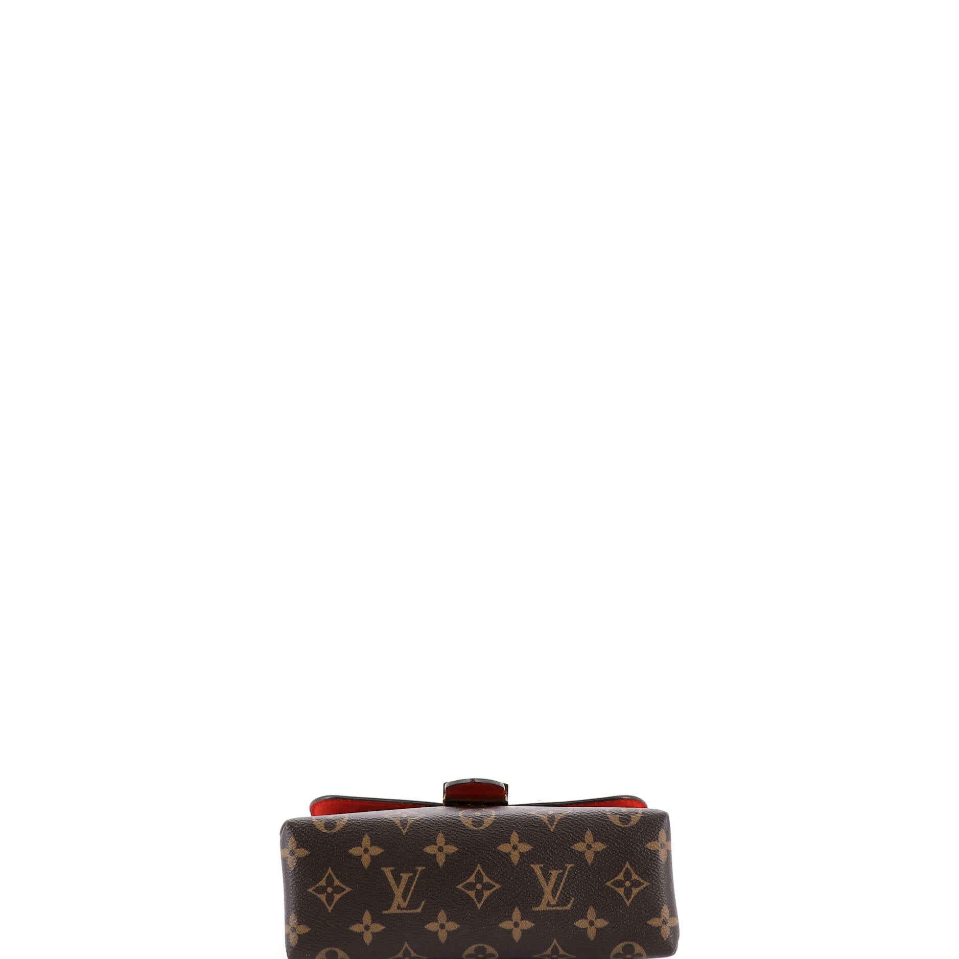 Locky Handbag Monogram Canvas with Leather BB