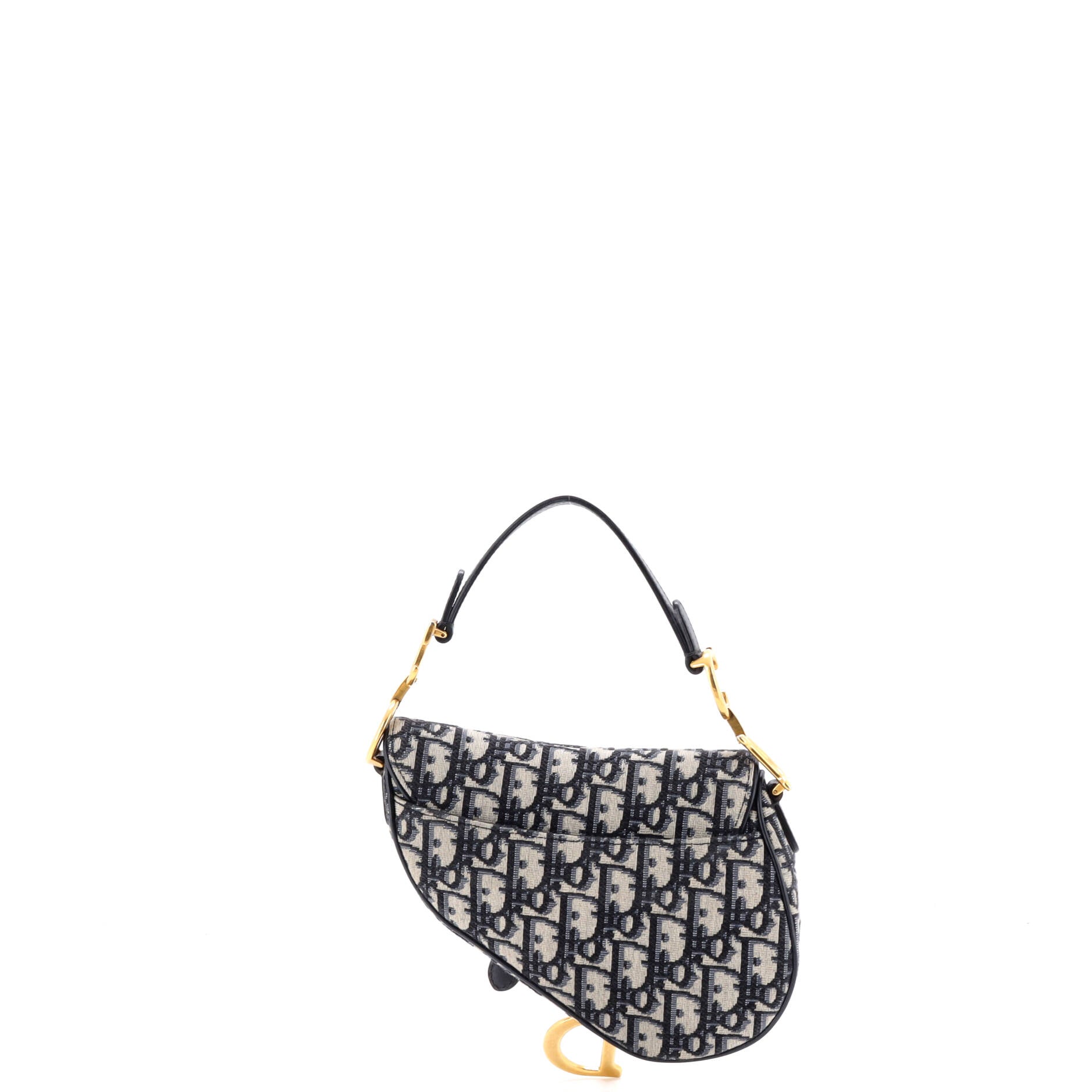 Saddle Handbag Oblique Canvas Mini