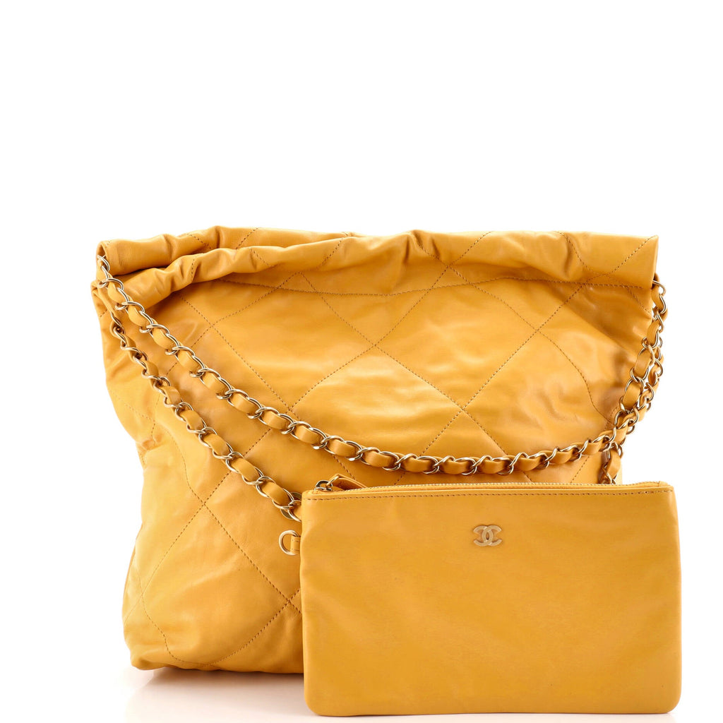 22 Chain Hobo Quilted Calfskin Small