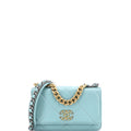 19 Wallet on Chain Quilted Lambskin