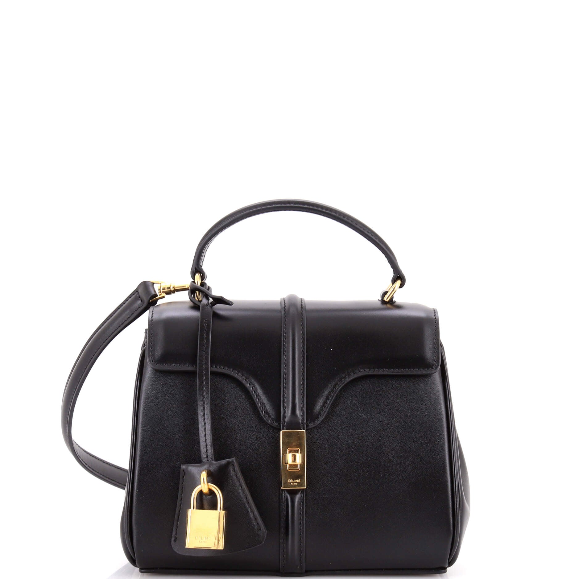 16 Top Handle Bag Smooth Calfskin Mini