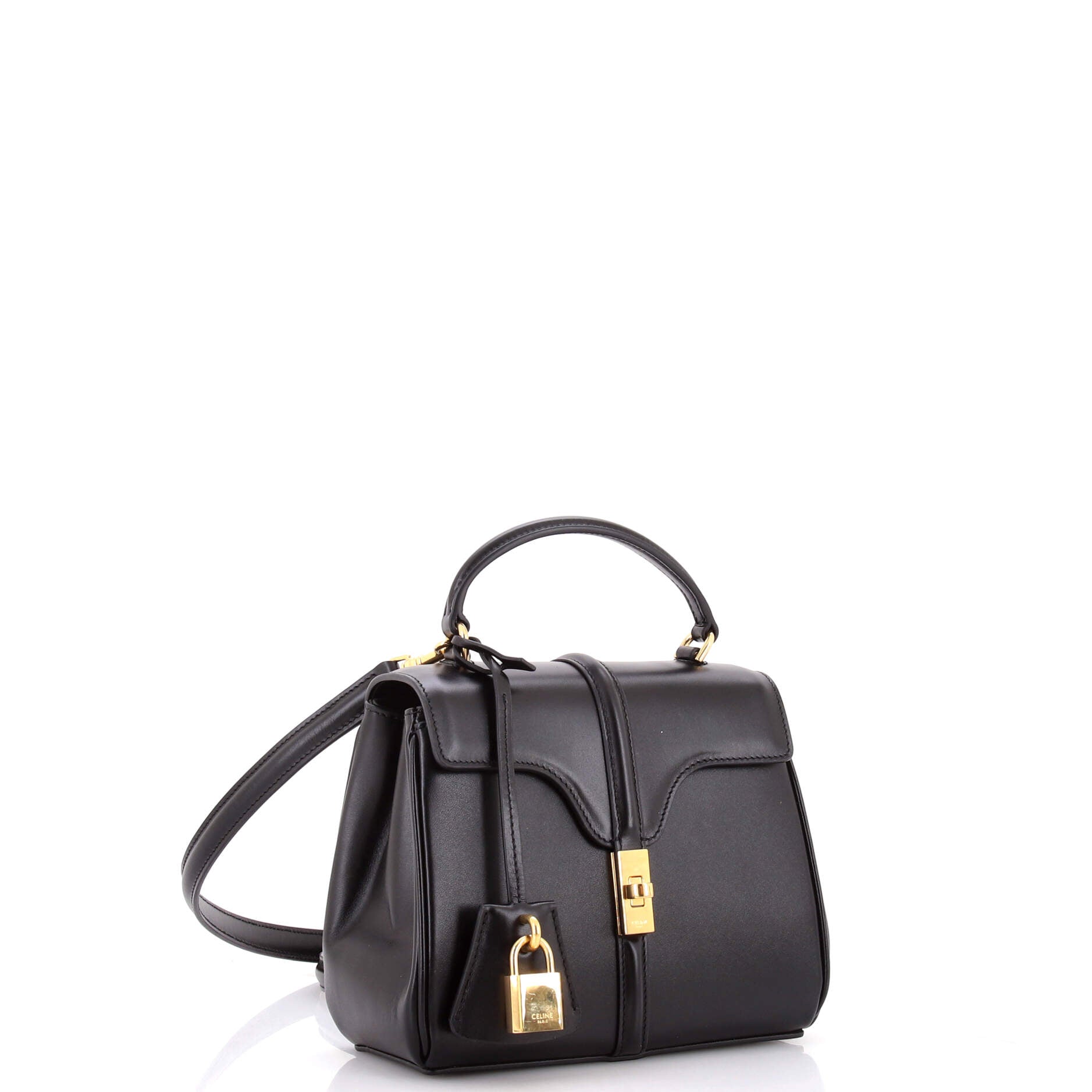 16 Top Handle Bag Smooth Calfskin Mini