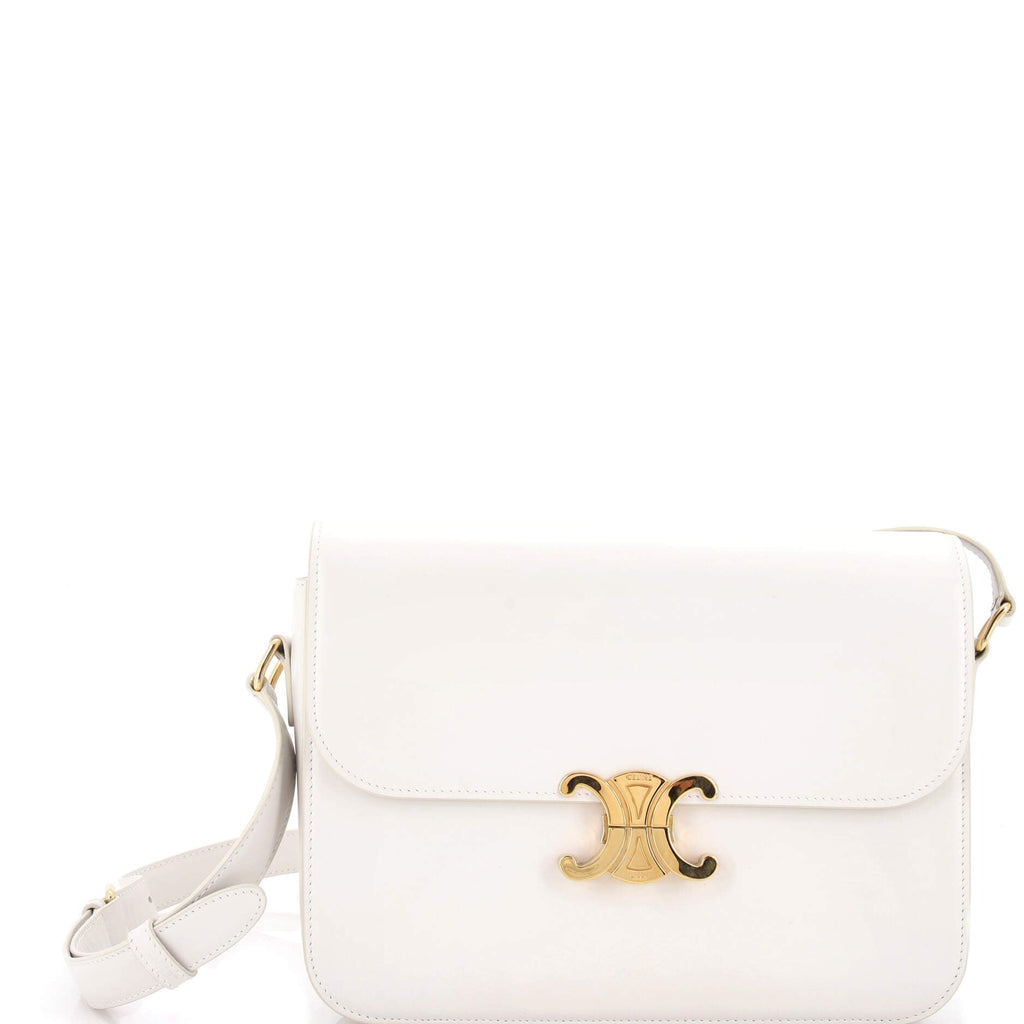 Triomphe Shoulder Bag Smooth Calfskin Large