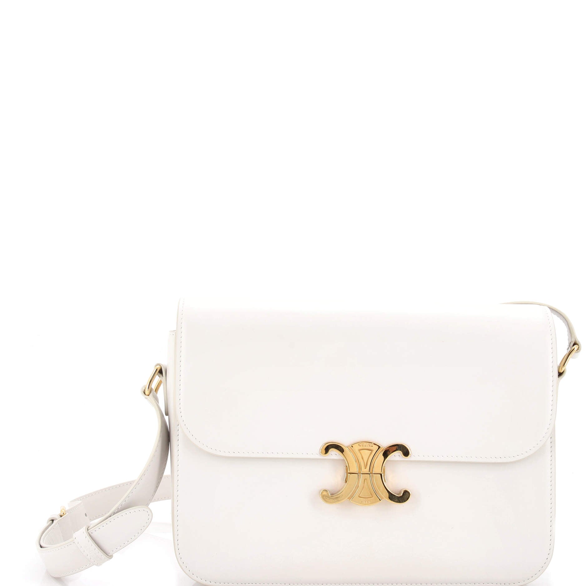 Triomphe Shoulder Bag Smooth Calfskin Large