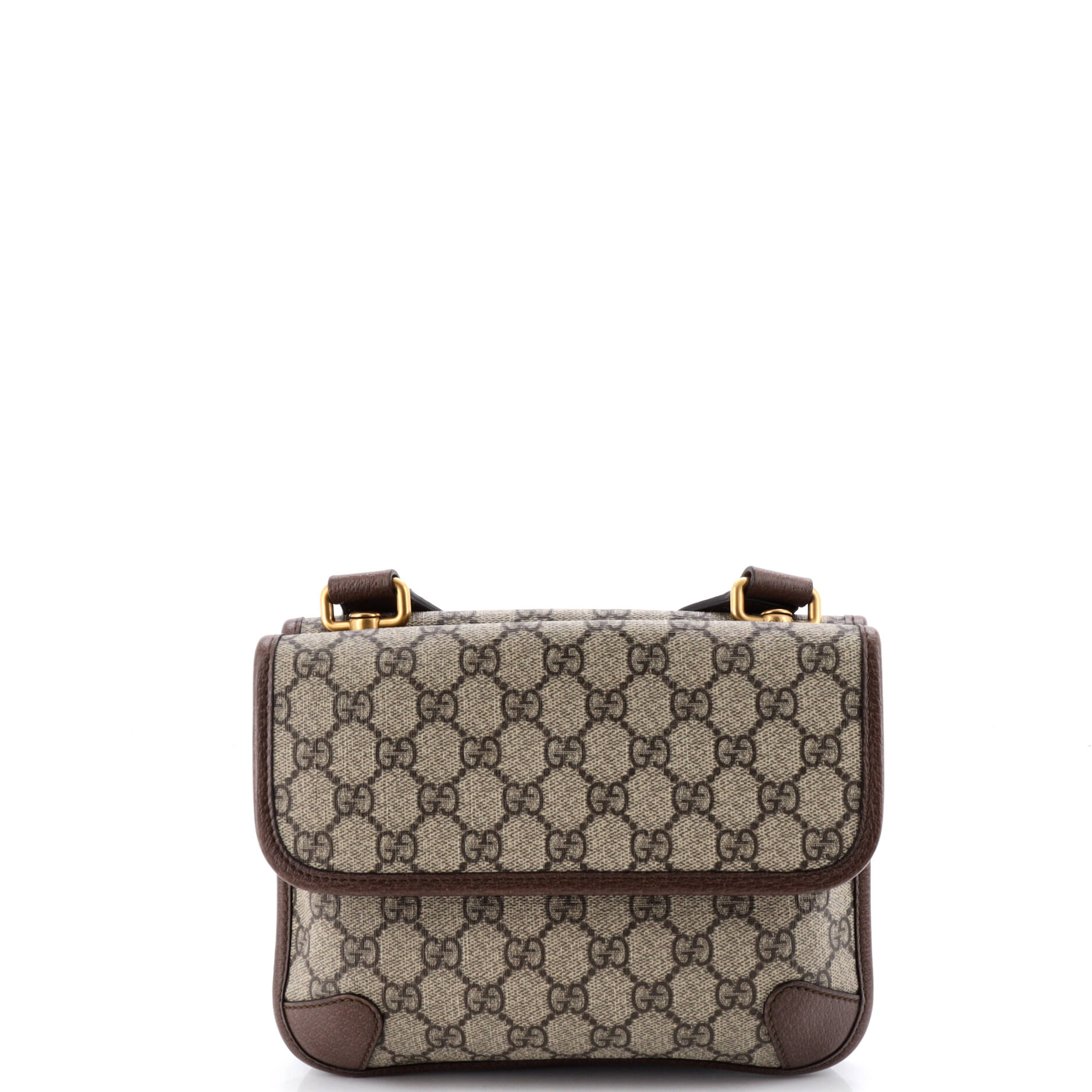Neo Vintage Flap Messenger GG Coated Canvas Small