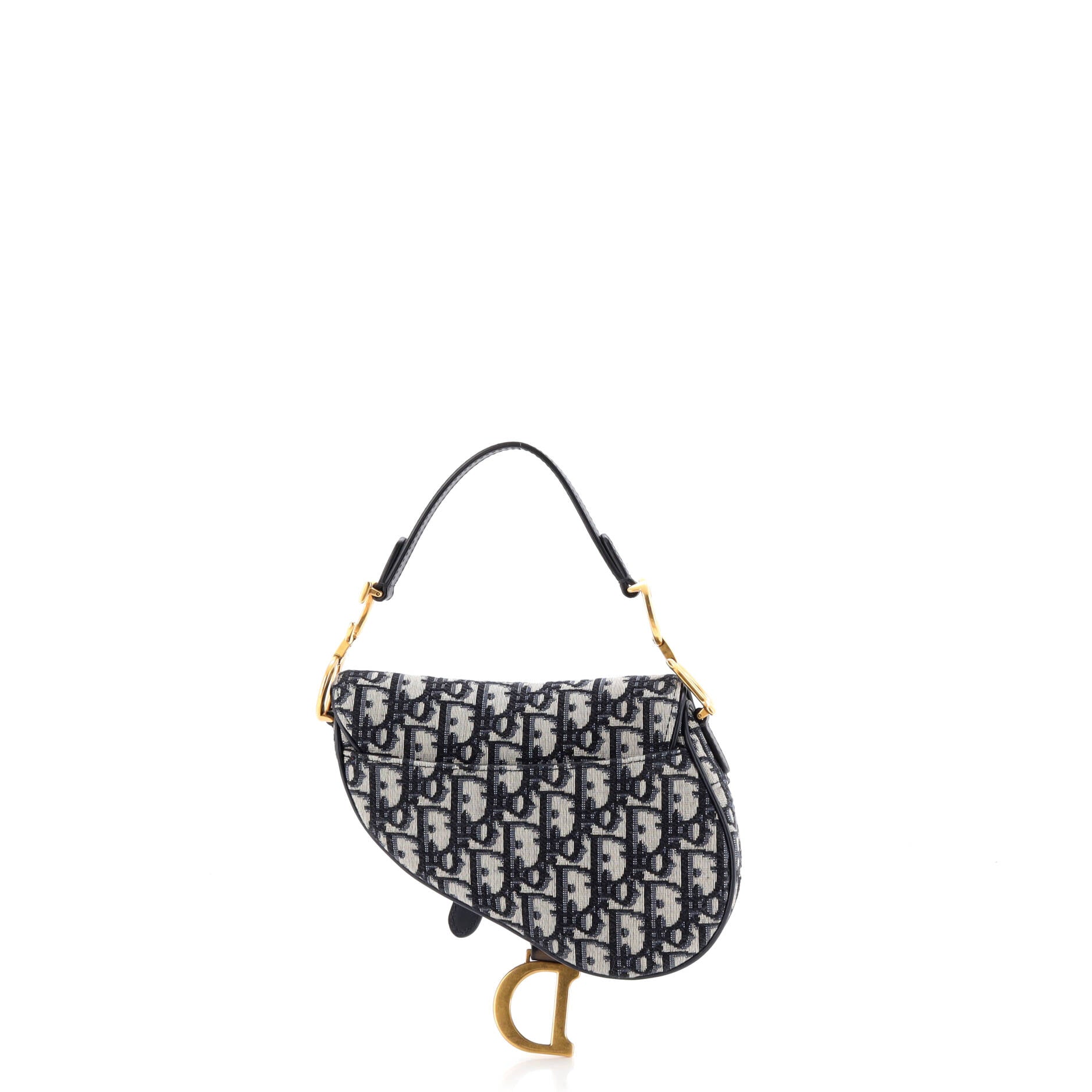 Saddle Handbag Oblique Canvas Mini
