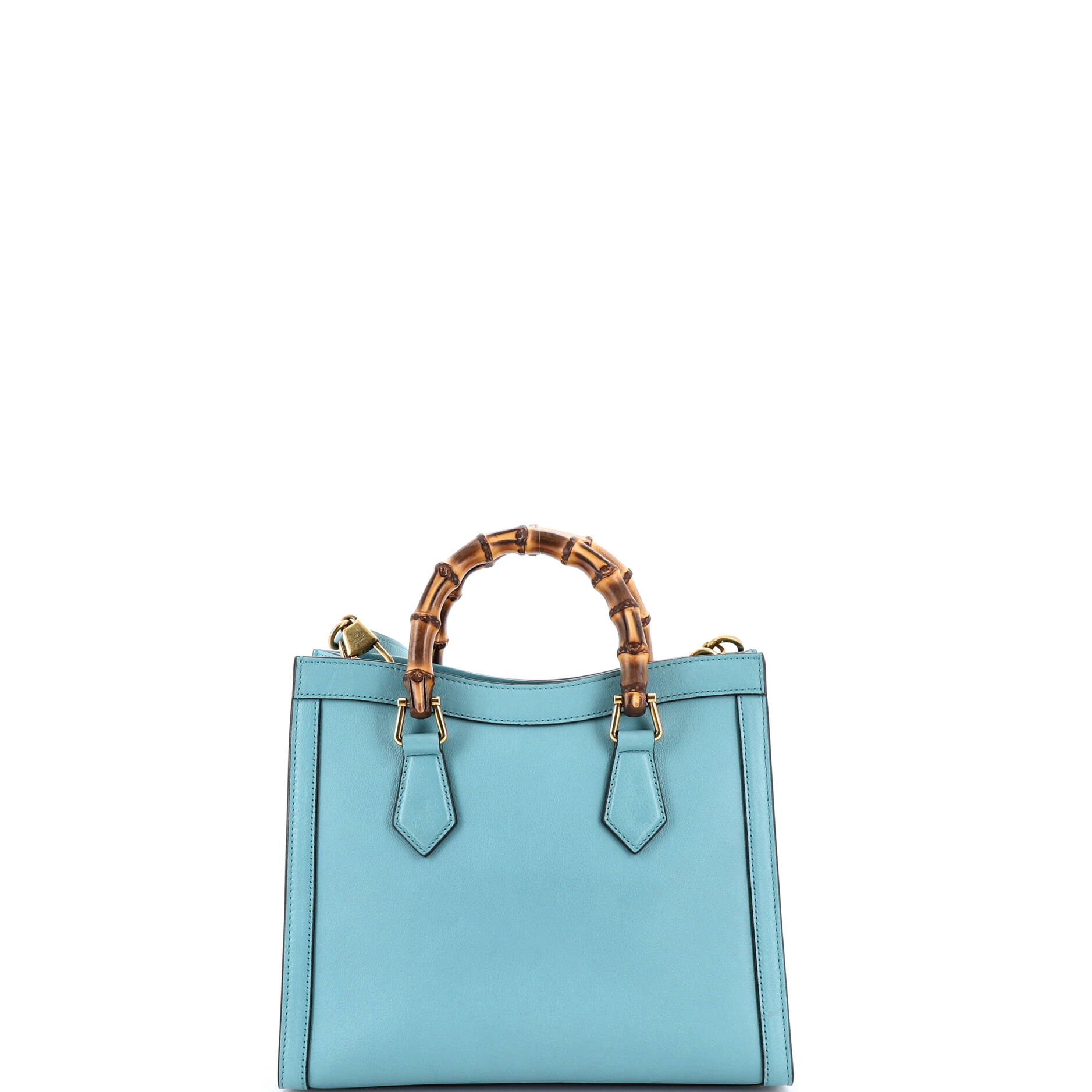 Diana NM Bamboo Handle Tote Leather Small
