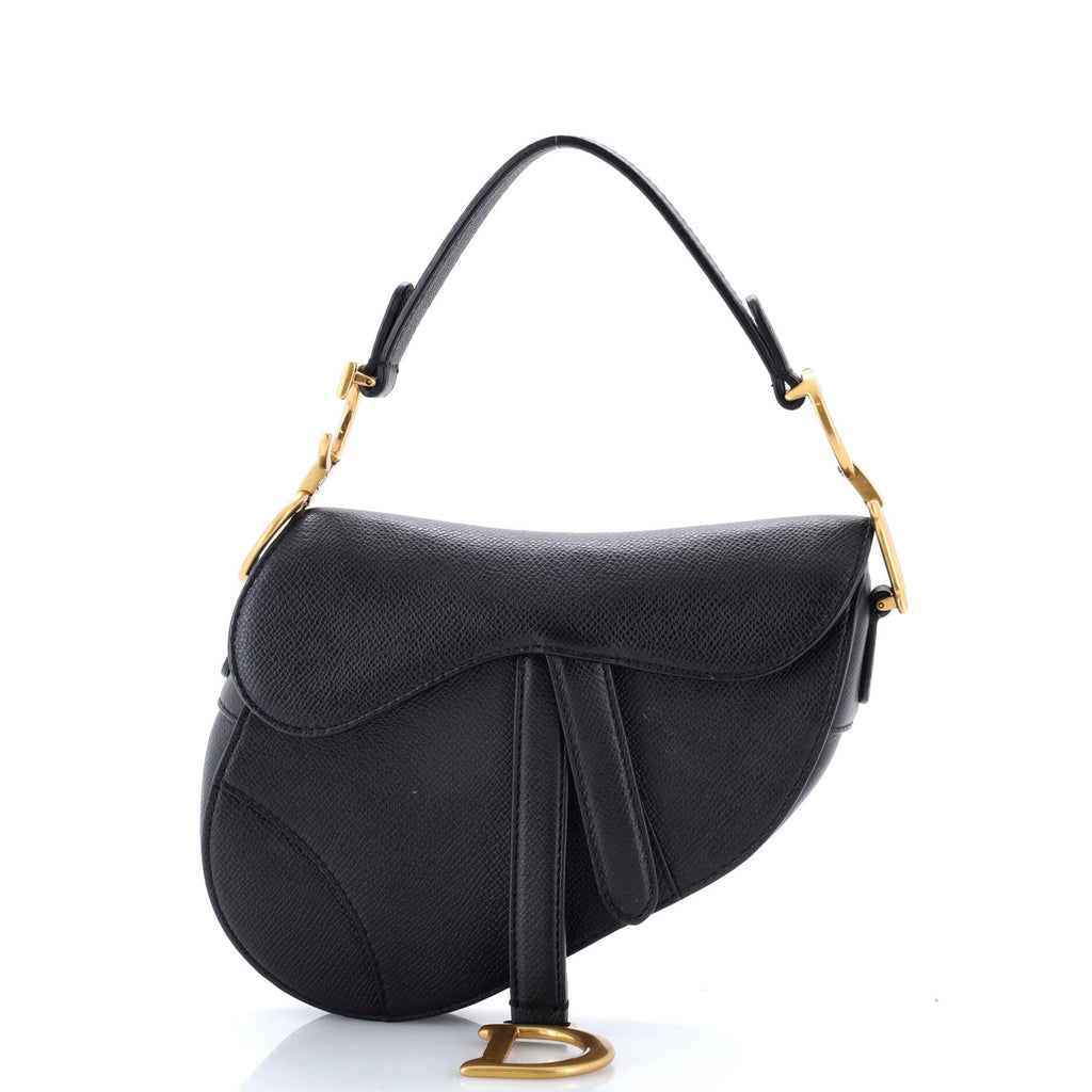 Saddle Handbag Leather Mini