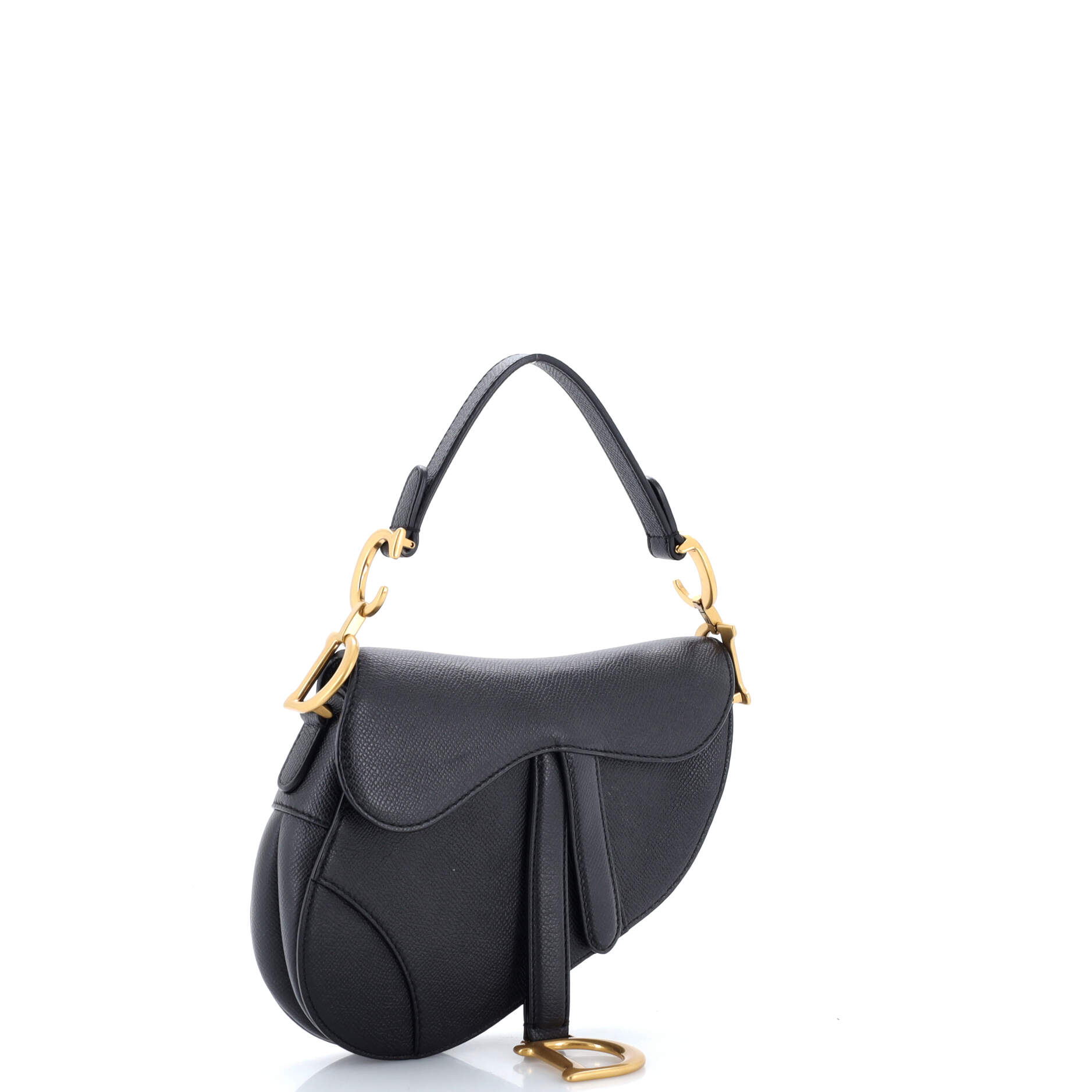 Saddle Handbag Leather Mini