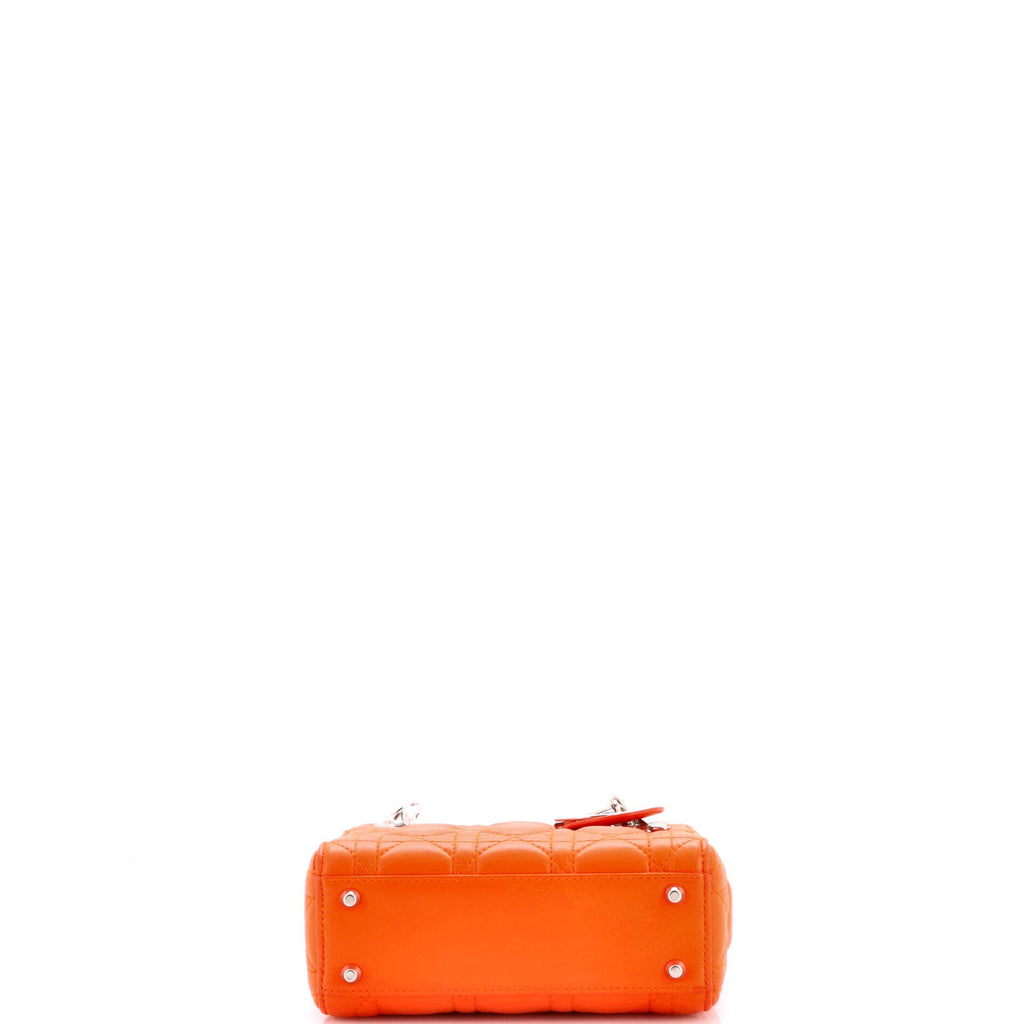 Lady Dior Chain Bag Cannage Quilt Lambskin Mini