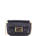 Baguette NM Bag Zucca Embossed Leather Mini