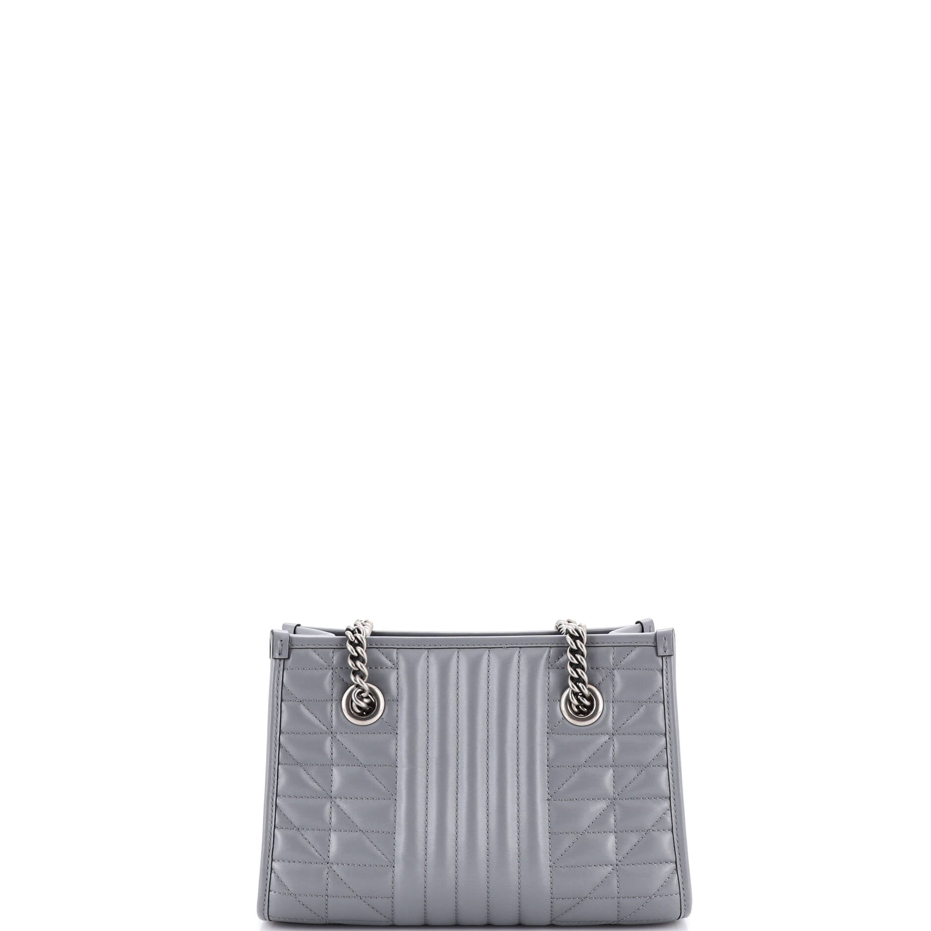 GG Marmont Aria Chain Shopping Tote Mixed Matelasse Leather Small