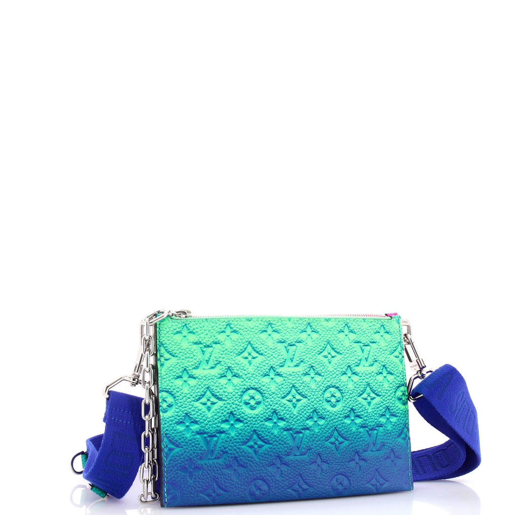 Trio Pouch Messenger Bag Limited Edition Illusion Monogram Taurillon Leather