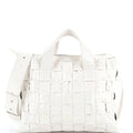 Stretch Cassette Briefcase Maxi Intrecciato Leather Large