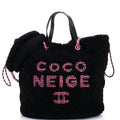 Coco Neige Shopping Tote Quilted Shearling Large