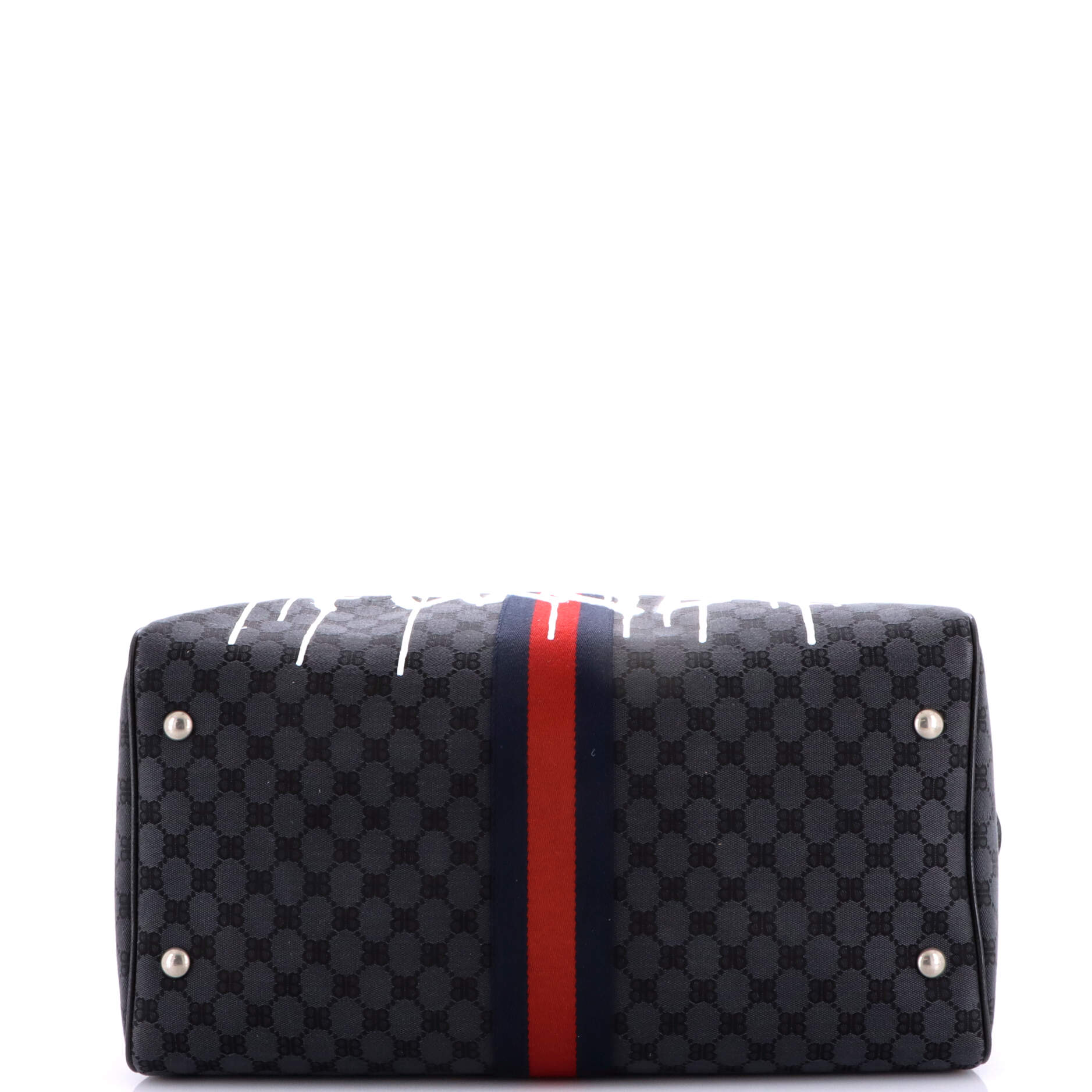x Gucci The Hacker Project Duffle Bag Graffiti BB Canvas Medium