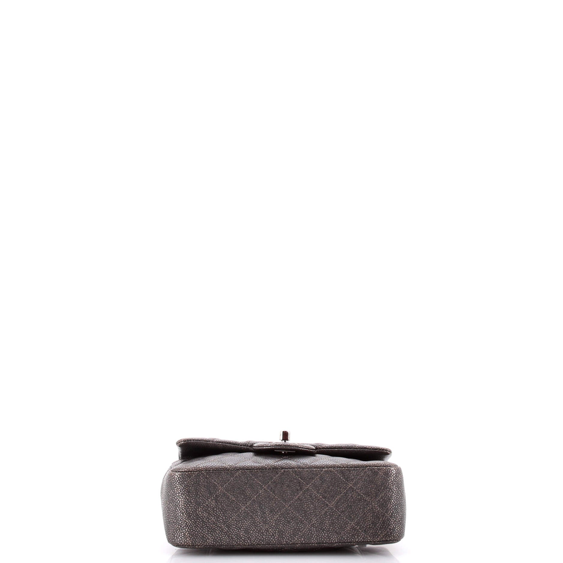 Classic Single Flap Bag Quilted Caviar Mini