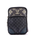 Amazone Sling Bag Patchwork Monogram Eclipse Canvas and Printed Leather