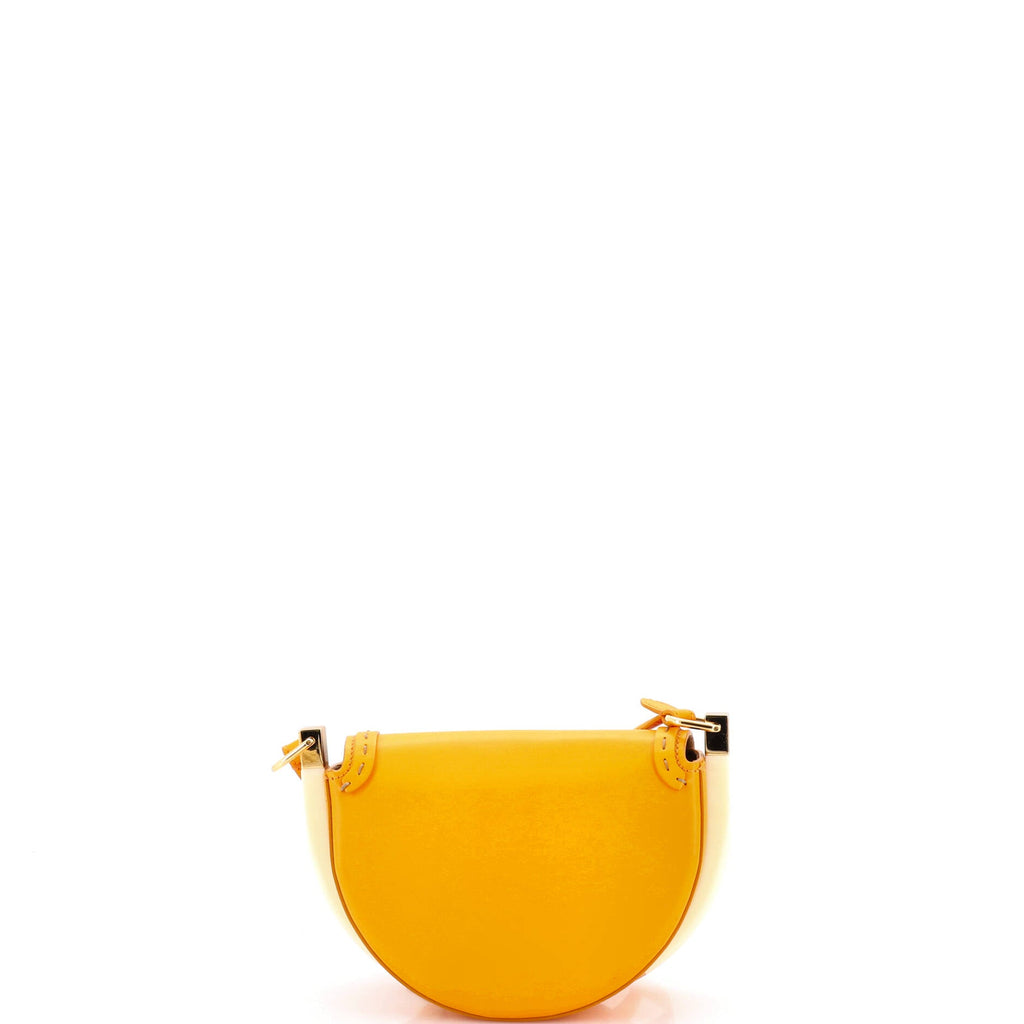 Moonlight Flap Bag Leather with Plexiglass Detail