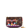 Pochette Accessoires Limited Edition Vivienne Xmas Monogram Canvas Mini