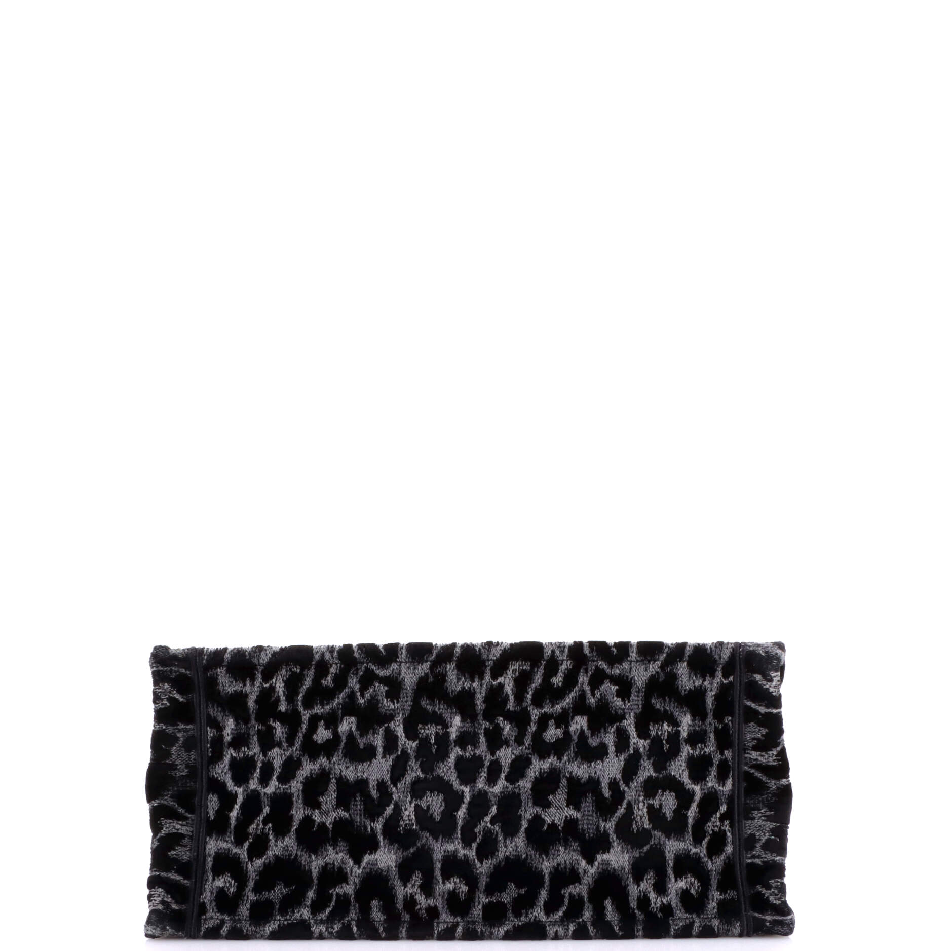 Book Tote Mizza Embroidered Canvas and Velvet Medium