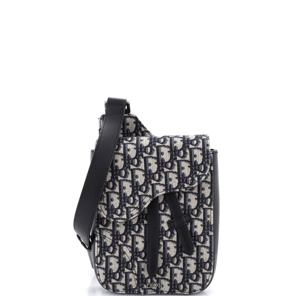 Saddle Rectangular Crossbody Pouch Oblique Canvas