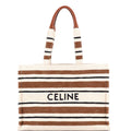 Cabas Thais Tote Striped Jacquard Textile Large
