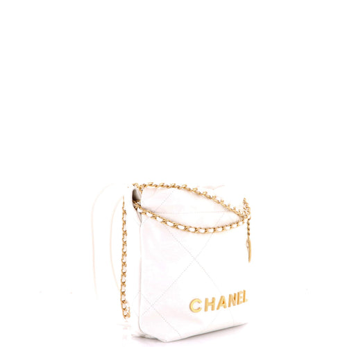 22 Chain Hobo Quilted Calfskin Mini