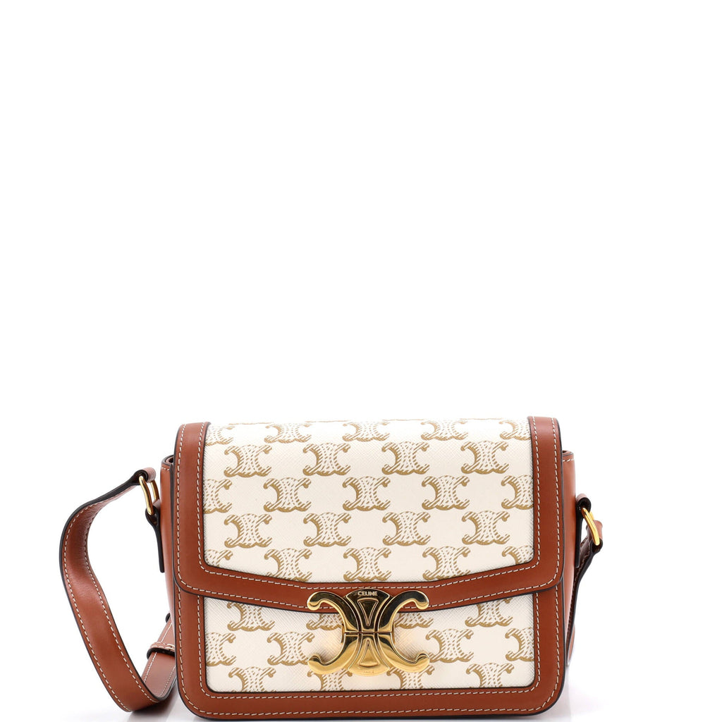 Triomphe Shoulder Bag Triomphe Coated Canvas Teen