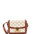 Triomphe Shoulder Bag Triomphe Coated Canvas Teen