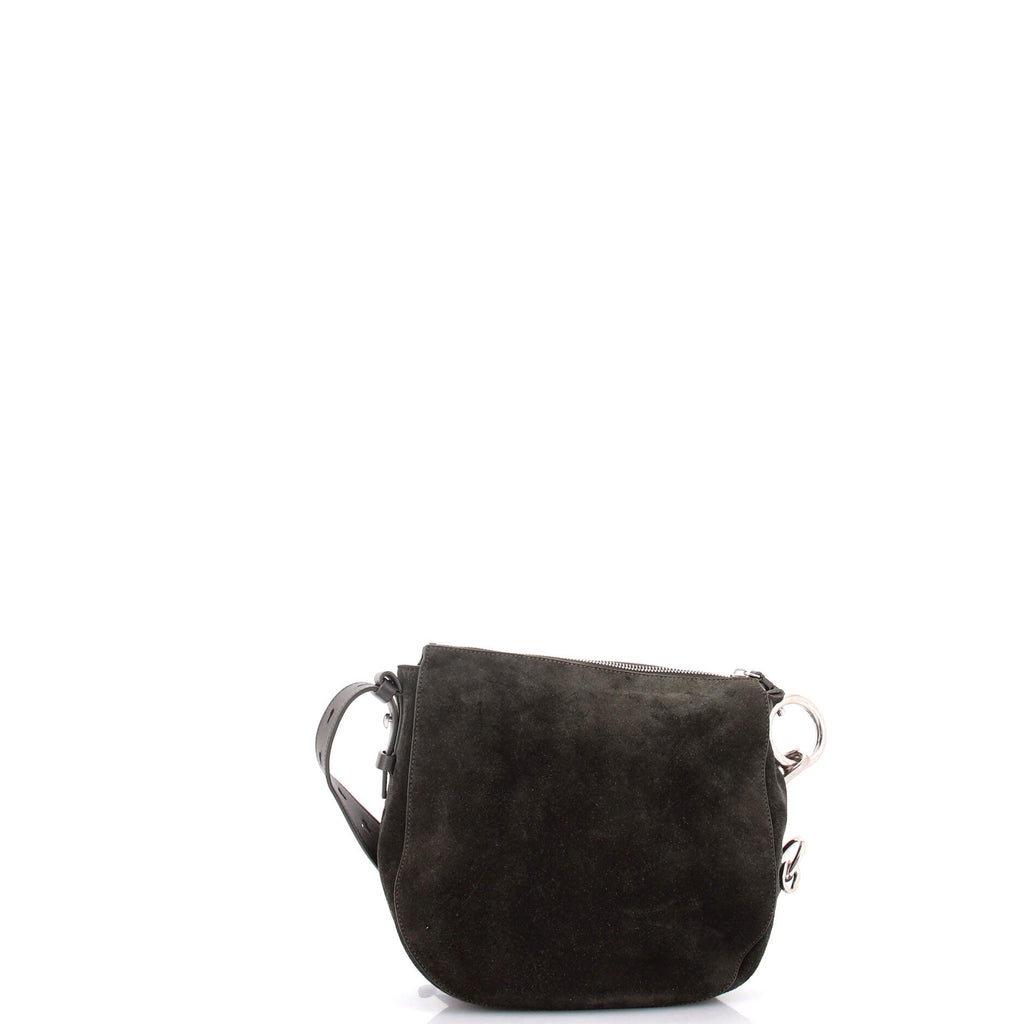 Knight Shoulder Bag Suede Small